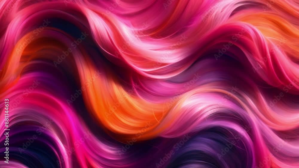 Close-up shot of a vibrant abstract background with freshly dyed hair, perfect for salon advertising. Concept Salon Advertising, Freshly Dyed Hair, Abstract Background, Close-up Shot, Vibrant Colors Close-up shot of a vibrant abstract background with freshly dyed hair, perfect for salon advertising. Concept Salon Advertising, Freshly Dyed Hair, Abstract Background, Close-up Shot, Vibrant Colors