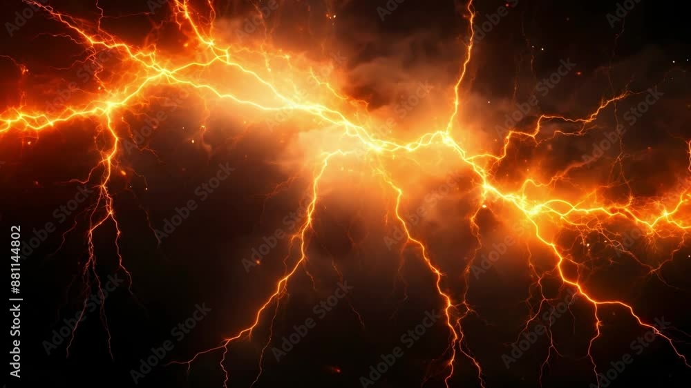 Lightning bolts isolated on black background symbolizing electricity An abstract representation. Concept Electricity, Lightning Bolts, Abstract Art, Black Background, Symbolism Lightning bolts isolated on black background symbolizing electricity An abstract representation. Concept Electricity, Lightning Bolts, Abstract Art, Black Background, Symbolism