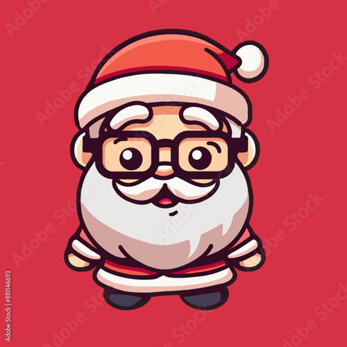 Cute Cartoon Christmas Sant...