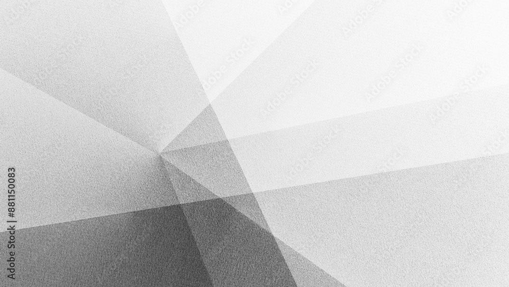 Black white light gray silver abstract background. Geometric shape. Line stripe corner facet triangle. Color gradient. Noise grain. Premium. Design.