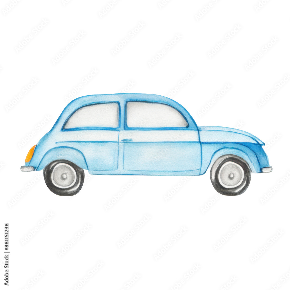 Car illustration drawing design