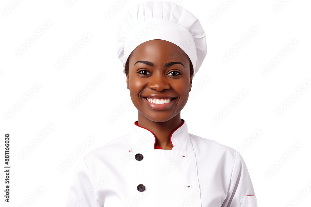 Women chef isolated on transparent background png cutouts. Images for graphic designers. Black women. Image for flyers. Topics related to cooking. Cooking world. Job offer. Recruitment. Africa. Women chef isolated on transparent background png cutouts. Images for graphic designers. Black women. Image for flyers. Topics related to cooking. Cooking world. Job offer. Recruitment. Africa.