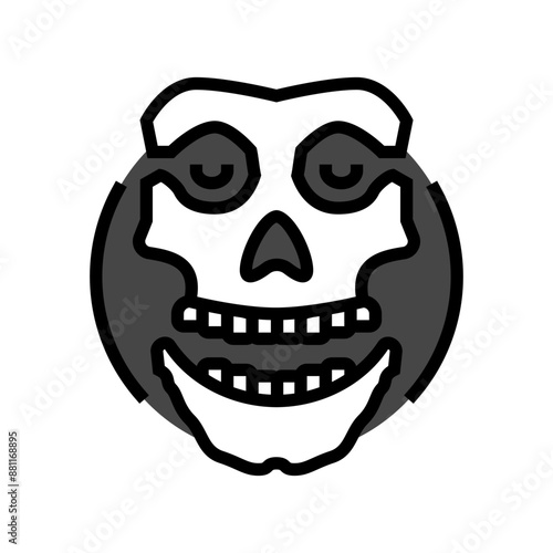 punk rock subculture style color icon vector. punk rock subculture style sign. isolated symbol illustration