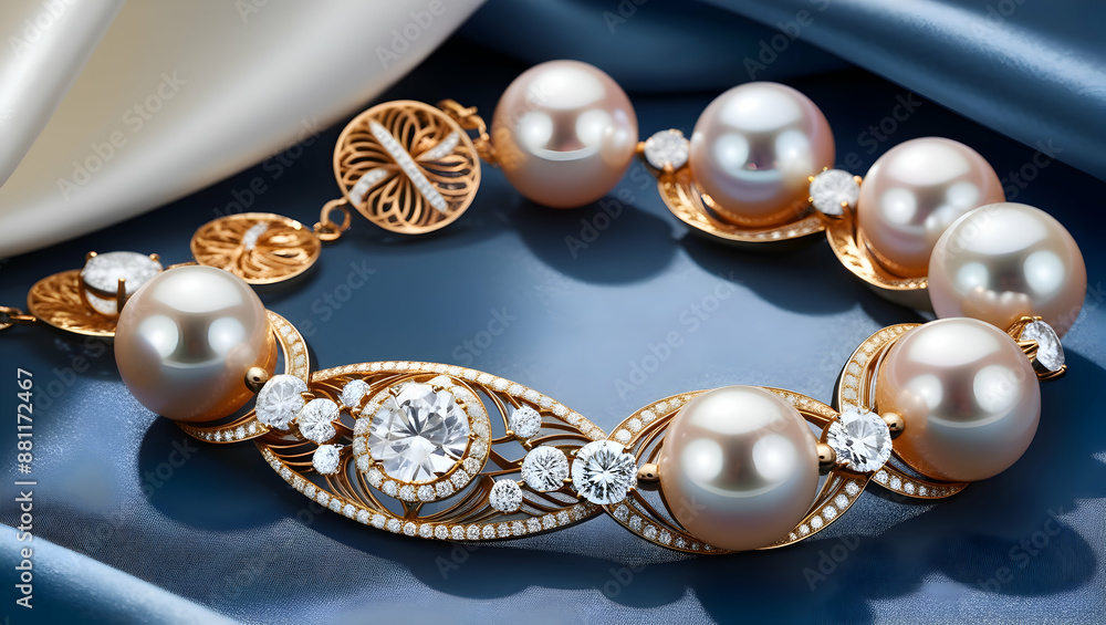 a beautiful pearl and diamond necklace with a classic design, featuring large pearls and diamonds. a beautiful pearl and diamond necklace with a classic design, featuring large pearls and diamonds.