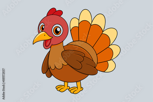 Turkey Vector Illustration: Cartoon, Clipart, and Line Art Designs. Printable turkey vector graphics: cartoon, clipart, and line art designs for any project.