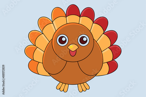 Turkey Vector Illustration: Cartoon, Clipart, and Line Art Designs. Printable turkey vector graphics: cartoon, clipart, and line art designs for any project.