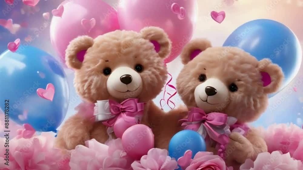 teddy bear with balloons teddy bear with balloons
