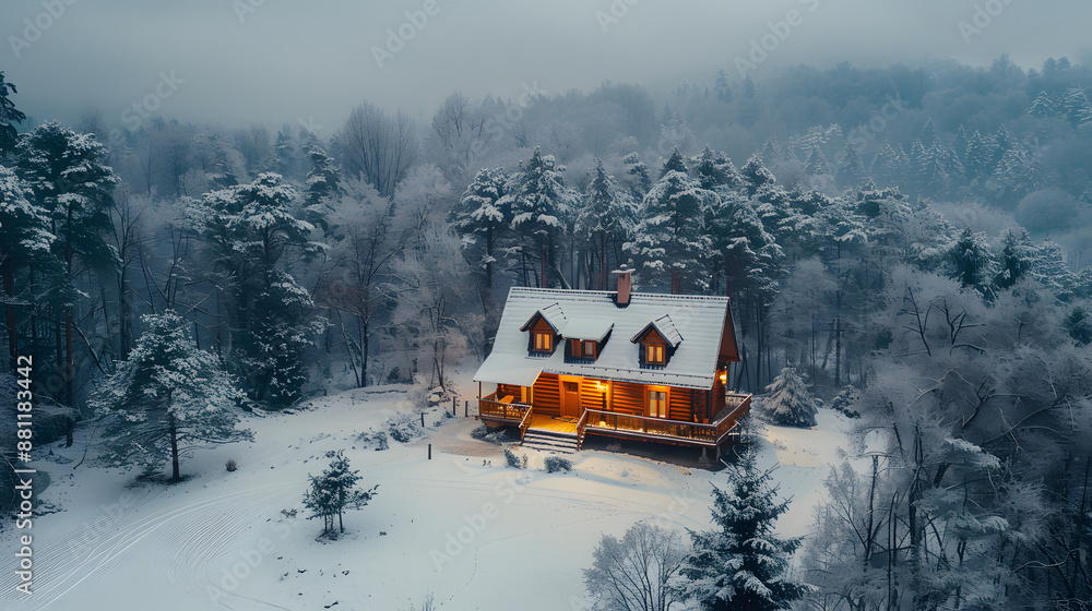 Cabin in Winter Wonderland Cabin in Winter Wonderland