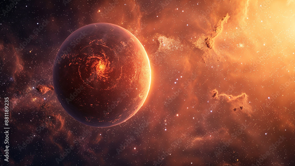 Obraz premium realistic high-resolution photo of space, with detailed background