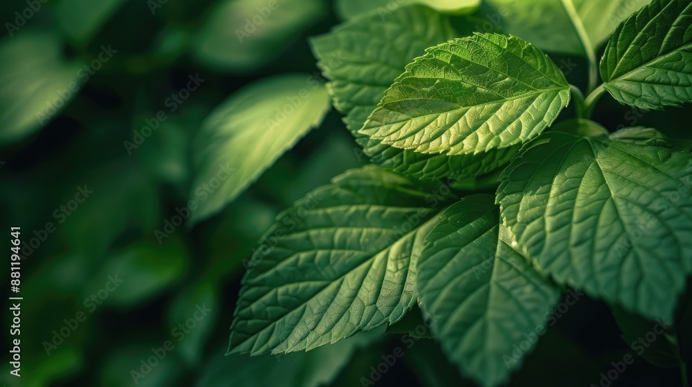 Nature closeup view of green leaf on greenery background with copy space ideal for spring or summer backdrop showcasing natural green plants ecology and fresh wallpaper concept Nature closeup view of green leaf on greenery background with copy space ideal for spring or summer backdrop showcasing natural green plants ecology and fresh wallpaper concept