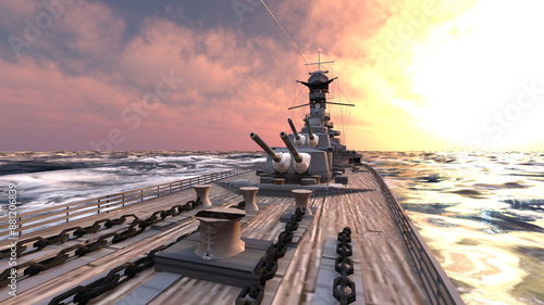 艦艇　3DCGレンダリング photo