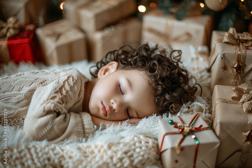 Little boy tender expression brings warmth to quiet night-time. Dreaming child cozy pajamas savoring peaceful moments of sleep. Peaceful sleep of child represents innocence and serenity. Little boy tender expression brings warmth to quiet night-time. Dreaming child cozy pajamas savoring peaceful moments of sleep. Peaceful sleep of child represents innocence and serenity.