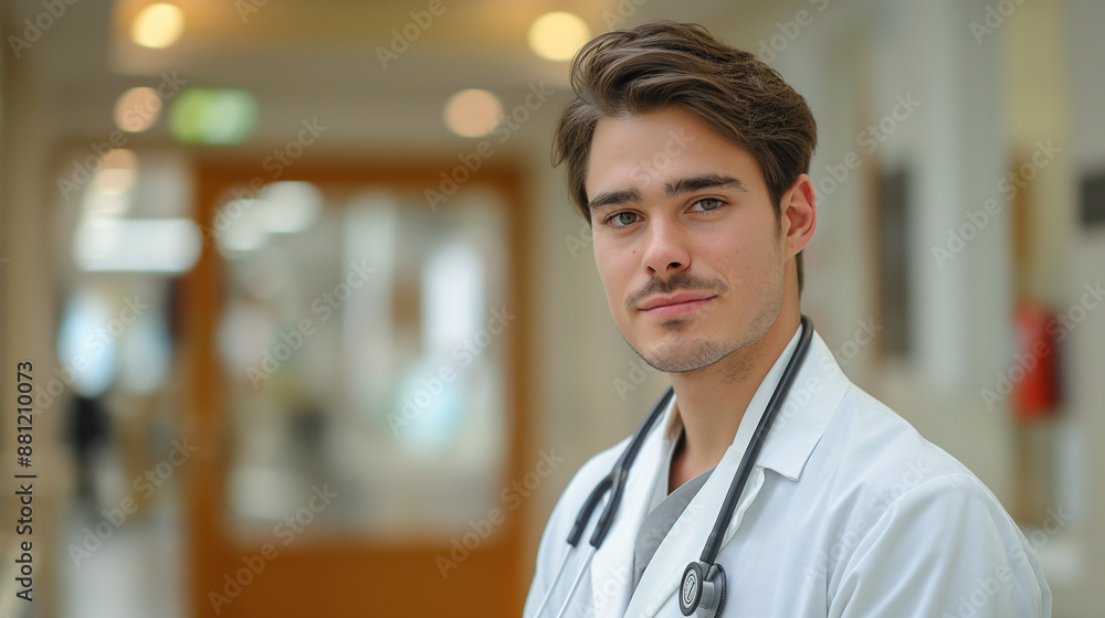 a medical professional in a hospital website cover a medical professional in a hospital website cover