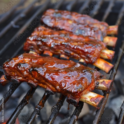 Barbecue spare ribs 