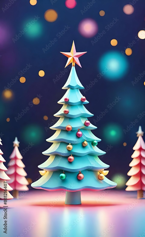 christmas tree with stars christmas tree with stars