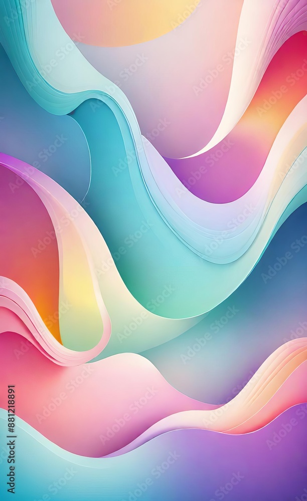 Fototapeta premium abstract colorful wave background
