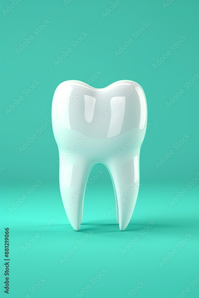 Healthy white tooth on solid background, symbolizing dentistry and oral health concept Healthy white tooth on solid background, symbolizing dentistry and oral health concept