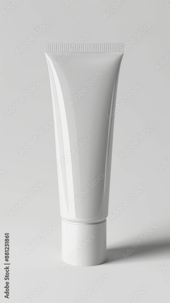 Blank White cosmetic tube pack Of Cream Or Gel Blank White cosmetic tube pack Of Cream Or Gel