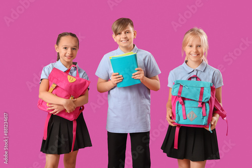 Little classmates in stylis...