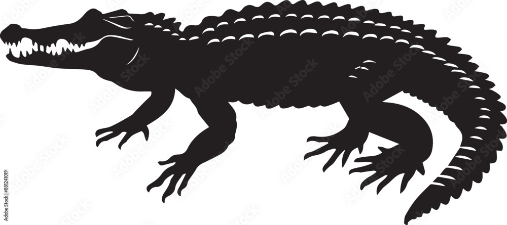 crocodile with a background crocodile with a background