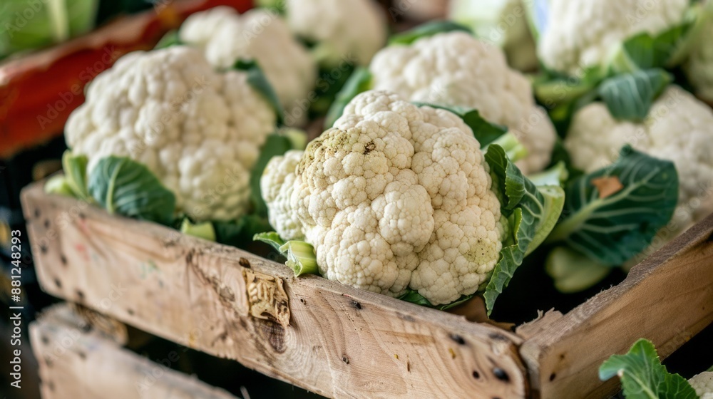 Close-up on cauliflower, food, healthy, vegetable for sale. Fresh cauliflower, food, healthy, Close-up on cauliflower, food, healthy, vegetable for sale. Fresh cauliflower, food, healthy,