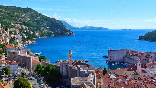 Beautiful day from the City Walls of Dubrovnik