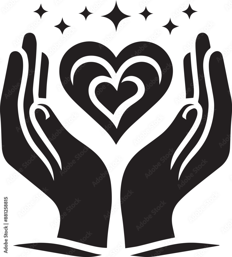 Obraz premium heart with ornament