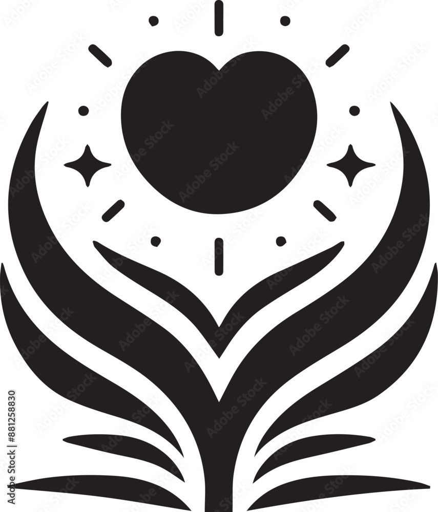 heart with ornament heart with ornament