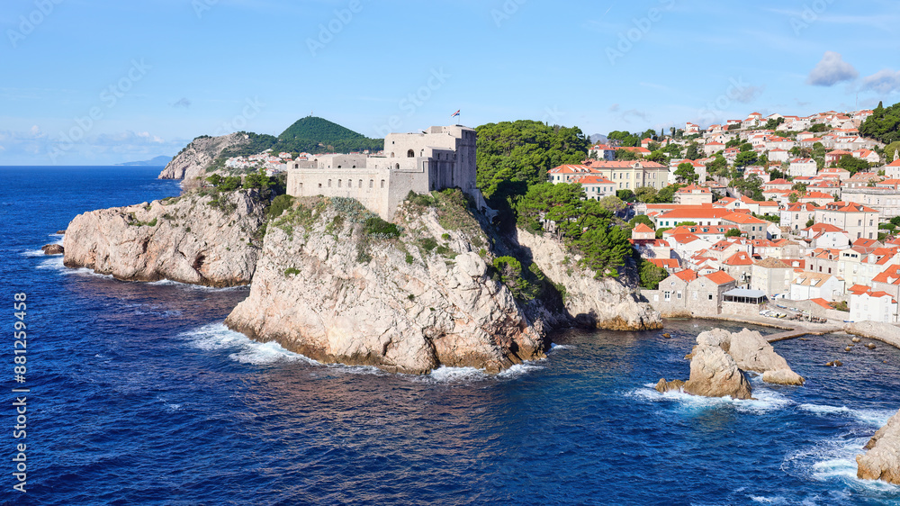 Fort Lovrijenac from Old Town Dubrovnik Fort Lovrijenac from Old Town Dubrovnik