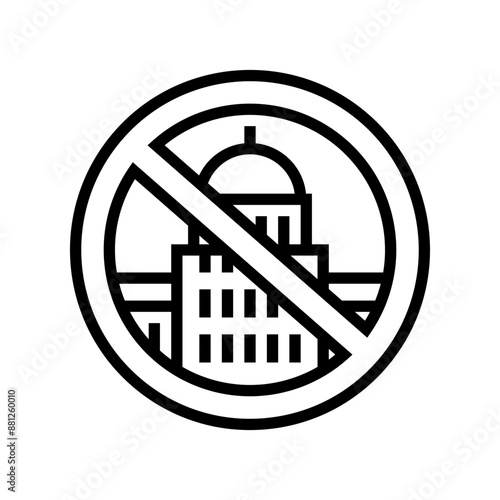 anti establishment subculture style line icon vector. anti establishment subculture style sign. isolated contour symbol black illustration