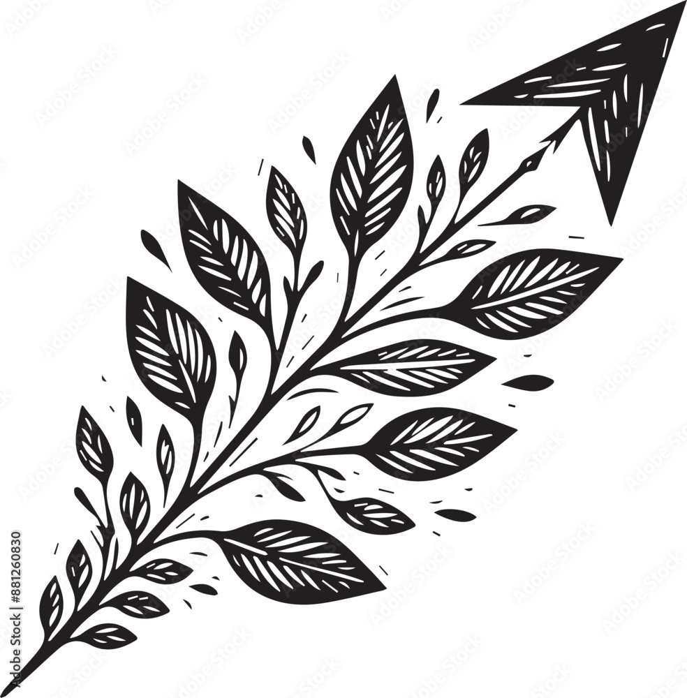 illustration of a arrow illustration of a arrow