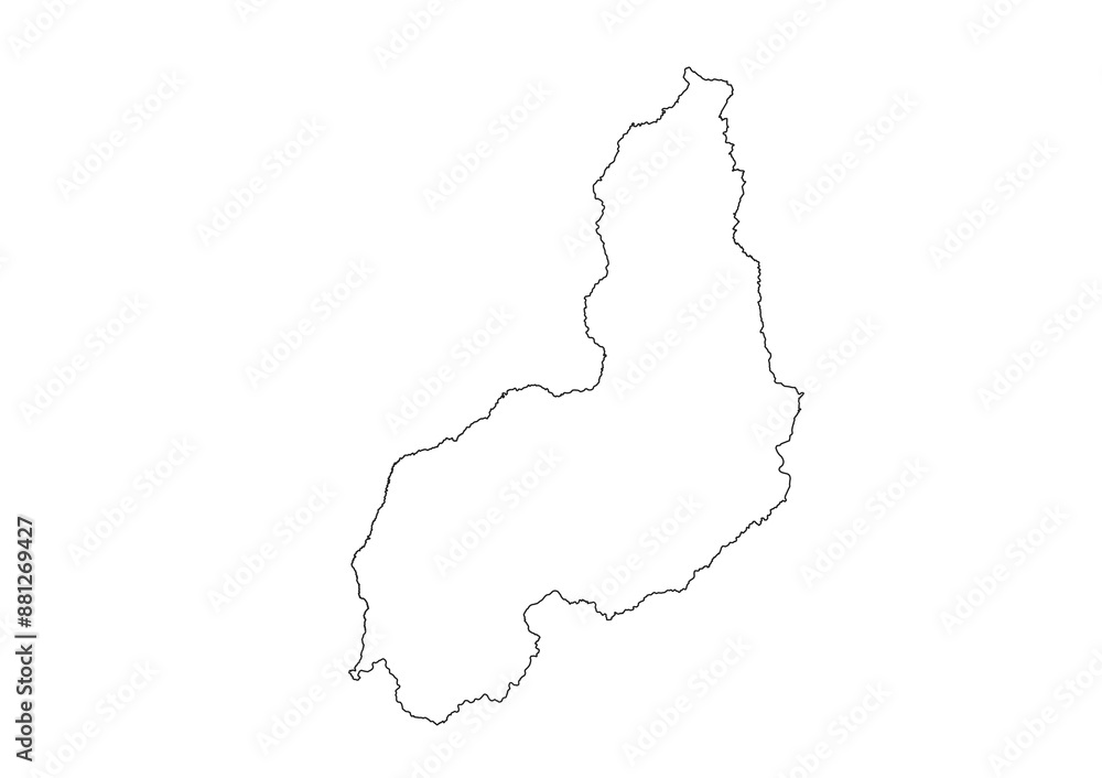 Mapa do estado de Piauí, Brasil Mapa do estado de Piauí, Brasil