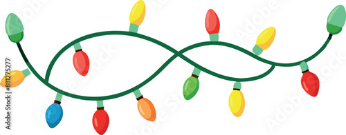 Garland of Christmas lights