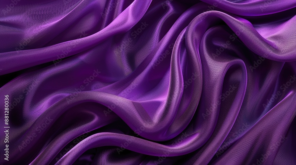 A purple fabric with a wave pattern A purple fabric with a wave pattern