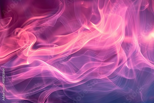 A pink and purple flame with a blue background. The flame is very long and it looks like it is dancing