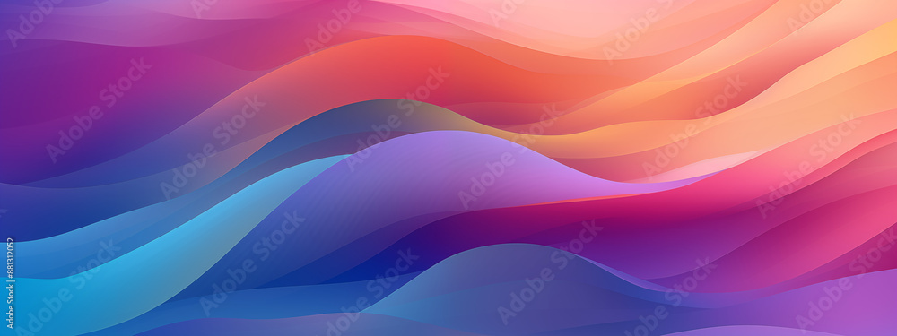 Dynamic Abstract Wave Gradient Background with Vibrant Colors Dynamic Abstract Wave Gradient Background with Vibrant Colors