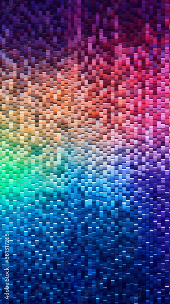 A background image featuring a colorful pattern of small square blocks in varying shades of blue, green, orange, pink, and purple A background image featuring a colorful pattern of small square blocks in varying shades of blue, green, orange, pink, and purple