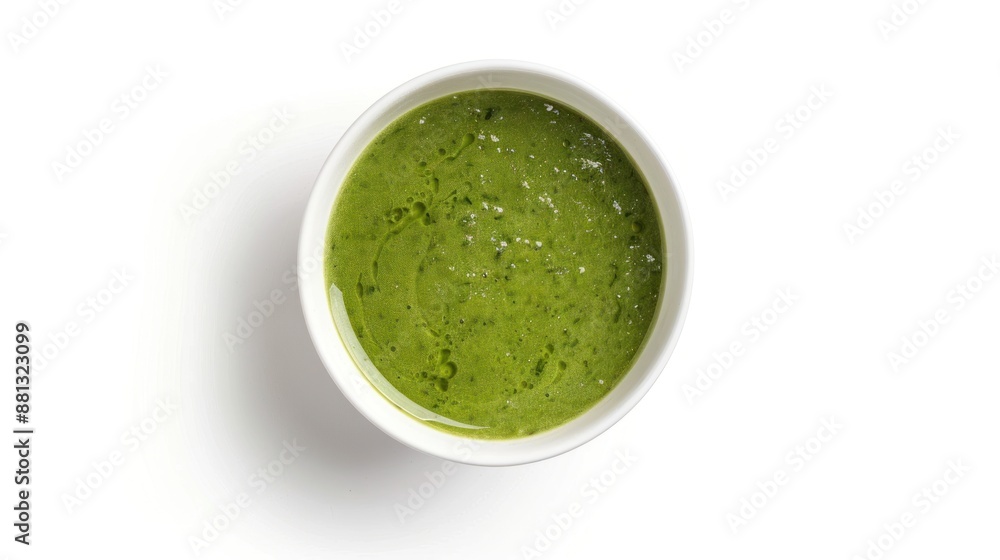 Green Soup in Bowl Green Soup in Bowl