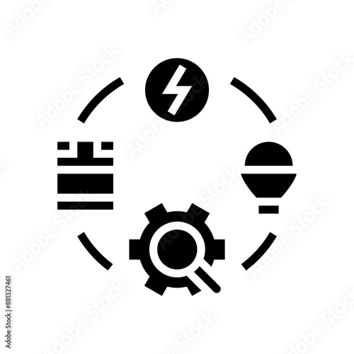 behavioral changes glyph icon vector. behavioral changes sign. isolated symbol illustration