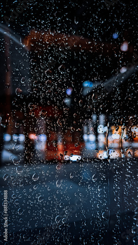 rain drops on the window