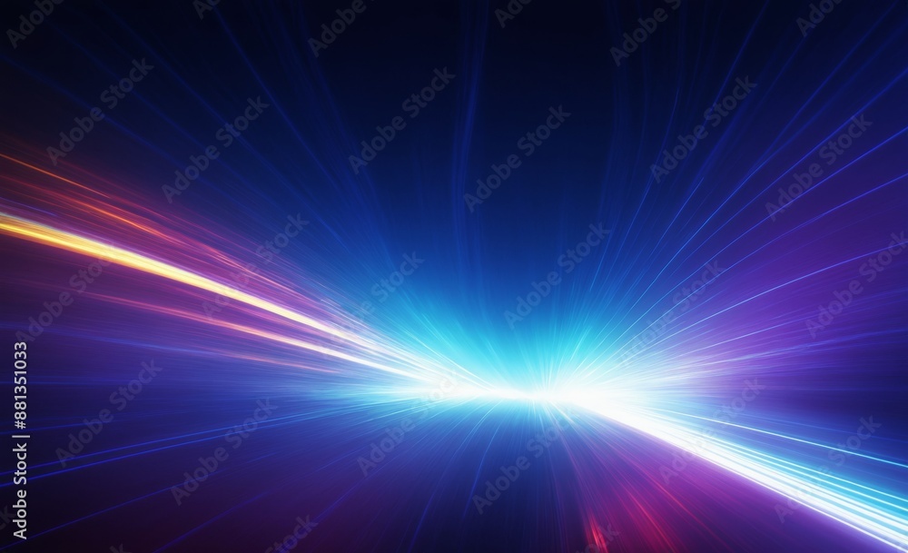 Futuristic Light Streaks in Motion Futuristic Light Streaks in Motion