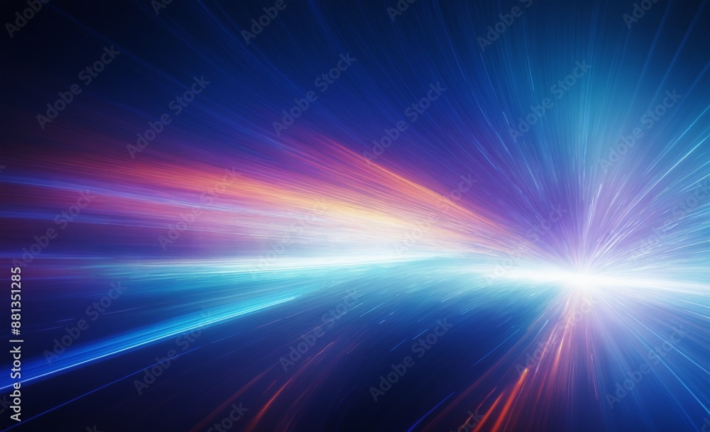 Futuristic Light Streaks in Motion Futuristic Light Streaks in Motion