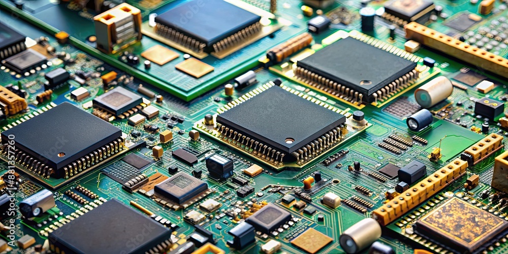 Technical of various chips and components used in electronics , technology, hardware, circuit Technical of various chips and components used in electronics , technology, hardware, circuit