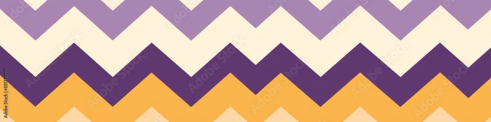 custom made wallpaper toronto digitalA banner featuring a horizontal chevron pattern in shades of purple, orange, and white