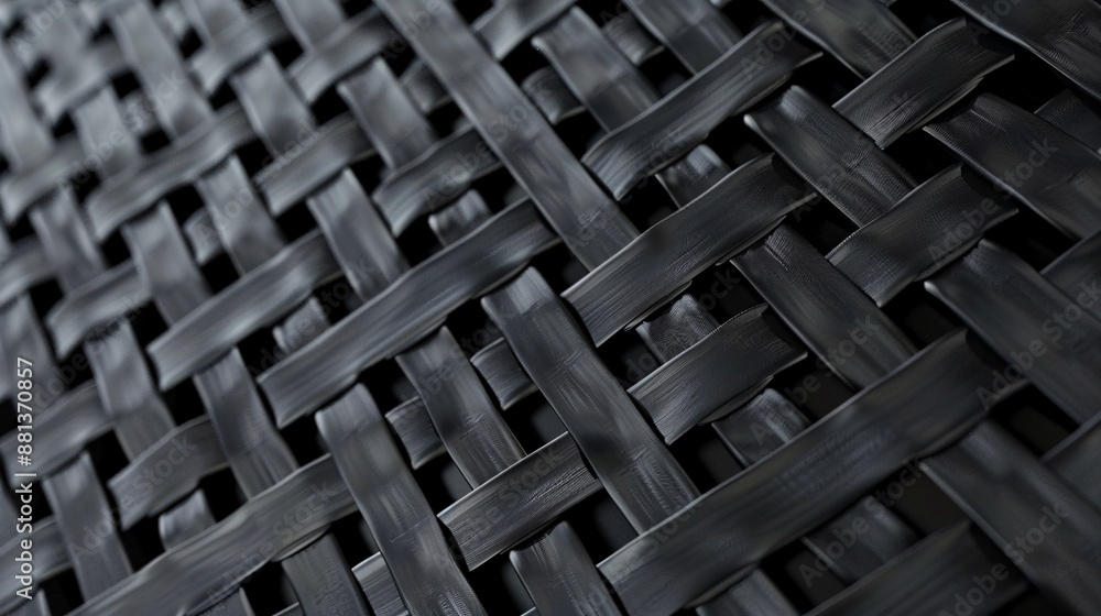 Black Weave - A Geometric Pattern of Interwoven Stripes Black Weave - A Geometric Pattern of Interwoven Stripes