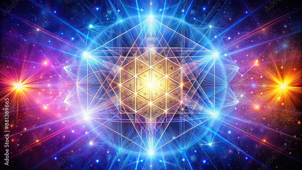radiance of the energy astral system of merkaba, merkaba, system Stock ...