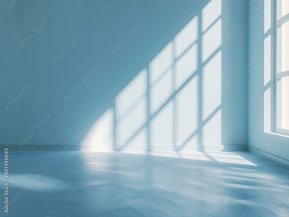 A cozy interior room with a large window and a white floor, suitable for use in designs related to home, architecture or interior design A cozy interior room with a large window and a white floor, suitable for use in designs related to home, architecture or interior design