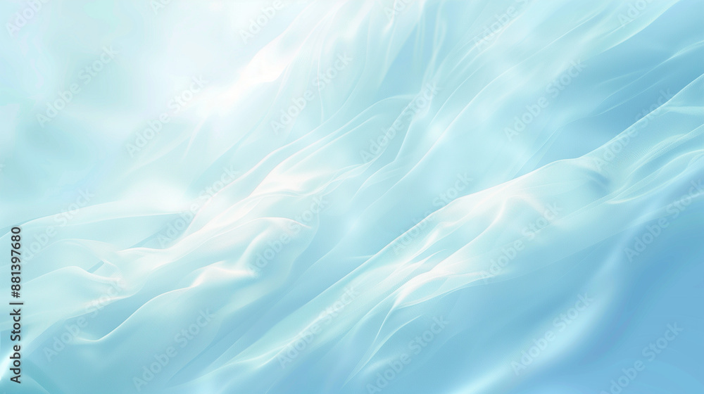 Fototapeta premium 抽象的な水色の背景デザイン シンプル ブルー 爽やか
