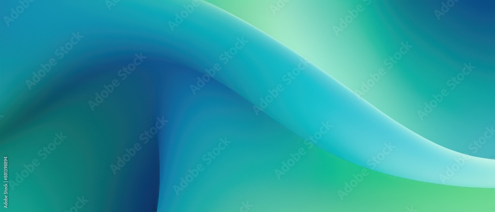 Abstract Fluid Shapes in Green and Blue Gradient Abstract Fluid Shapes in Green and Blue Gradient