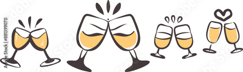 Four hands holding four beer bottles. Clinking glasses in plaid shirt.Isolated vector illustration of four drunk person drinking beer on white background. Cheers mate. Ai generate 